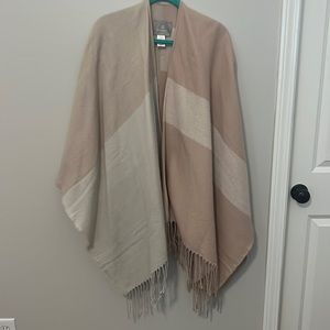Lightweight poncho sweater